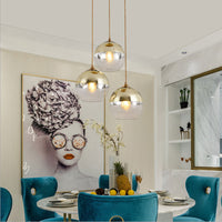 Modern Glass Chandelier - Ambient Lighting for Small Spaces