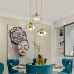Modern Glass Chandelier - Ambient Lighting for Small Spaces